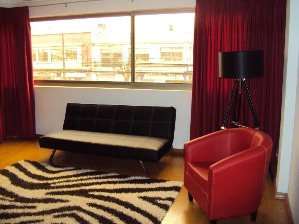 Posezení v ubytování Apart Hotel Cancura