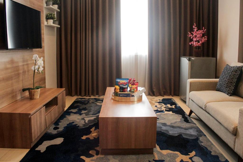 Posezení v ubytování Antero Hotel Jababeka
