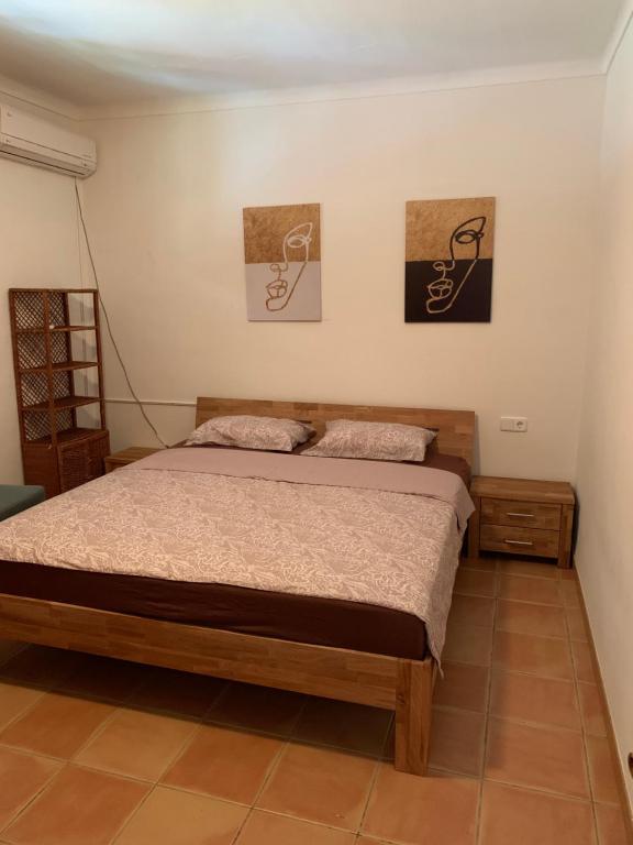 Postel nebo postele na pokoji v ubytování Gemütliches Ferienhaus am Club Nautico, Santa Ponça