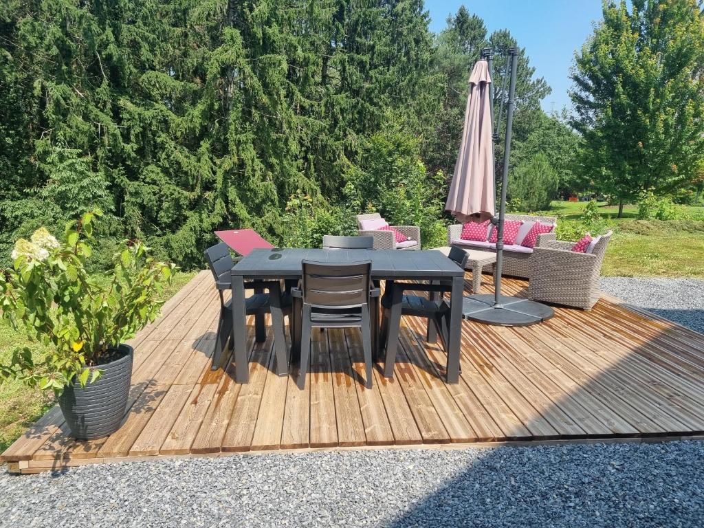 Zahrada ubytování Gîte de charme en Ardennes