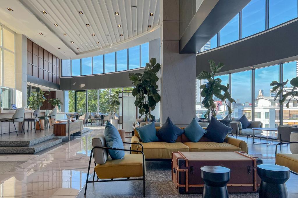Posezení v ubytování Amanta Hotel & Residence Sathorn
