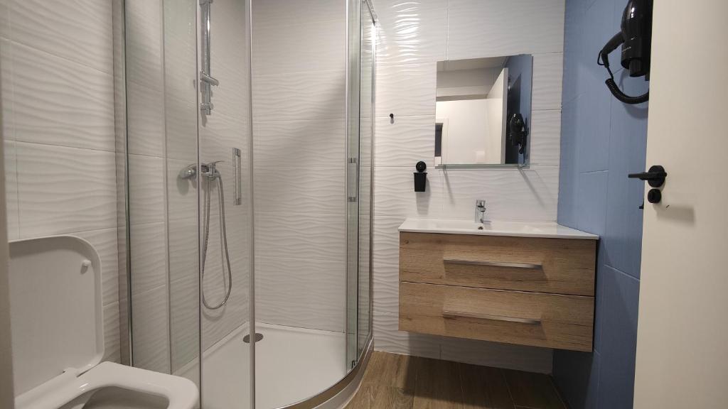 Koupelna v ubytování Apartamentos Pueblo Mar