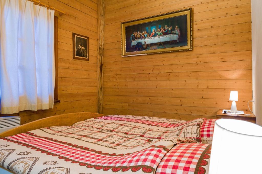 Postel nebo postele na pokoji v ubytování Mayen2003 Ayent Anzère