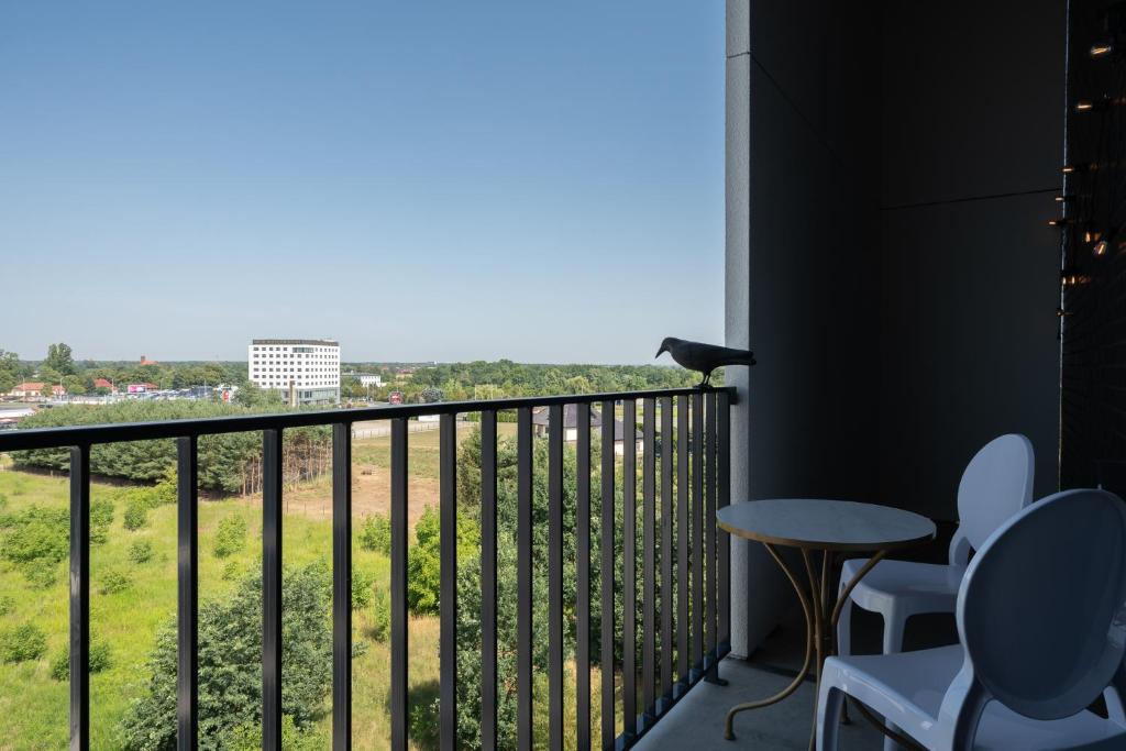 Balkón alebo terasa v ubytovaní RentPlanet - Apartamenty Zarembowicza