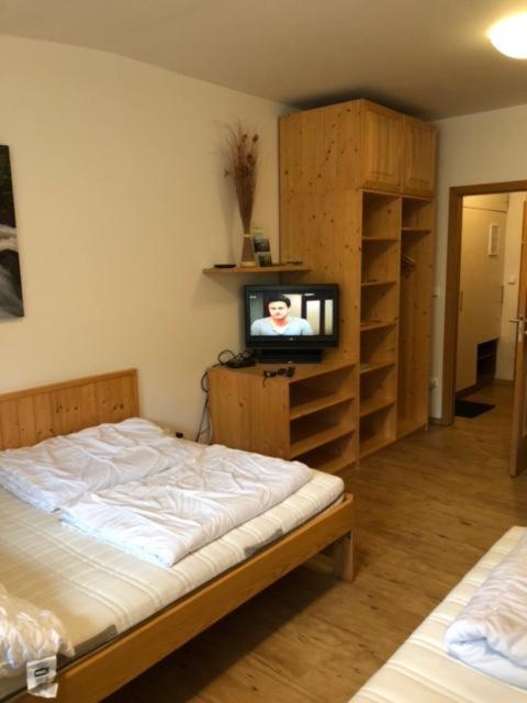 Postel nebo postele na pokoji v ubytování Apartmán 24 Lipno