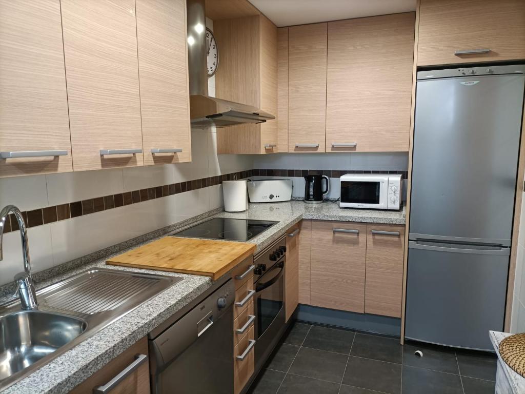 Kuchyňa alebo kuchynka v ubytovaní Apartamento en Calanova Golf- Cala de Mijas