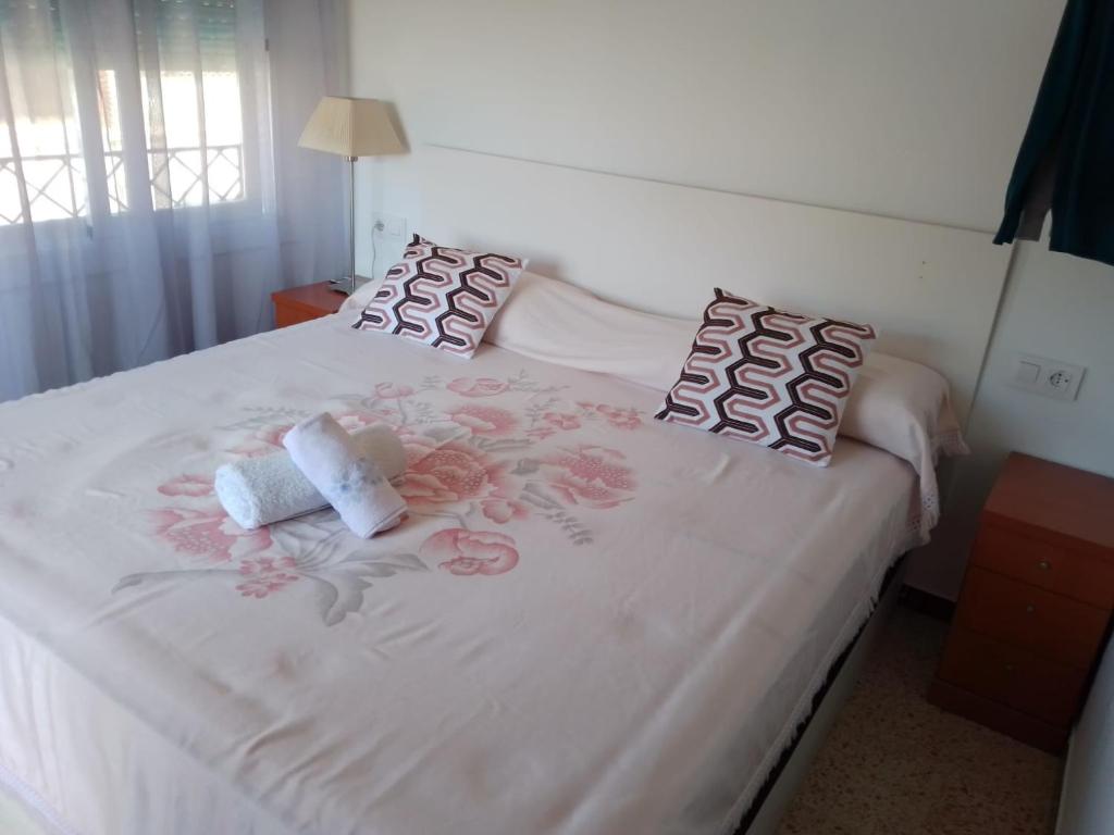 Posteľ alebo postele v izbe v ubytovaní Rooms Pineda