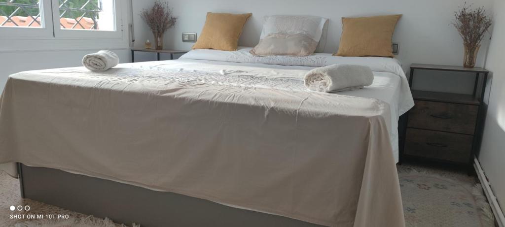 Posteľ alebo postele v izbe v ubytovaní Rooms Pineda