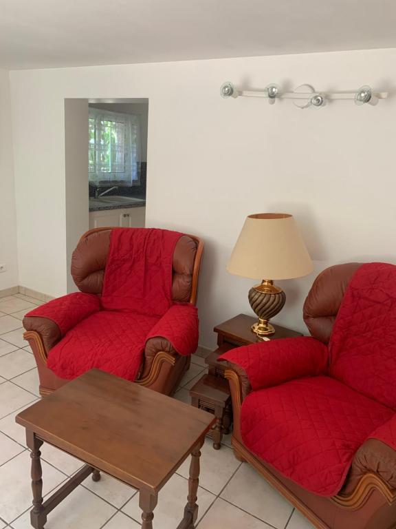 Posedenie v ubytovaní Appartement en rdc à argeles sur mer