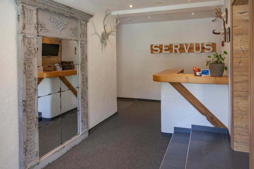 Kuchyň nebo kuchyňský kout v ubytování Berghotel TheLounge