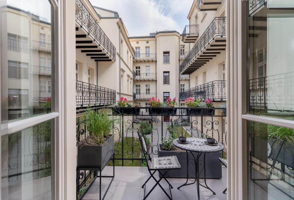 Balkón alebo terasa v ubytovaní Apartament w centrum Krakowa 109