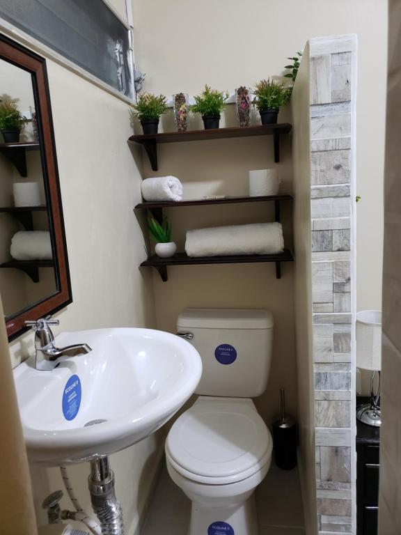 Koupelna v ubytování Casa Altamira