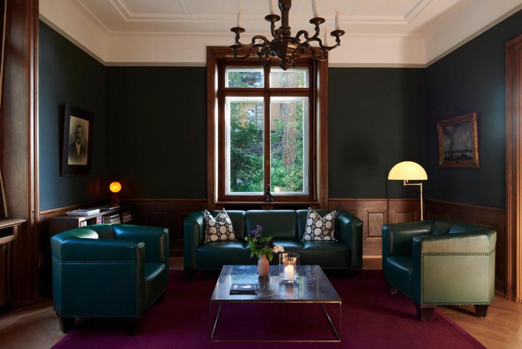 Area soggiorno di Signau House & Garden Boutique Hotel Zürich