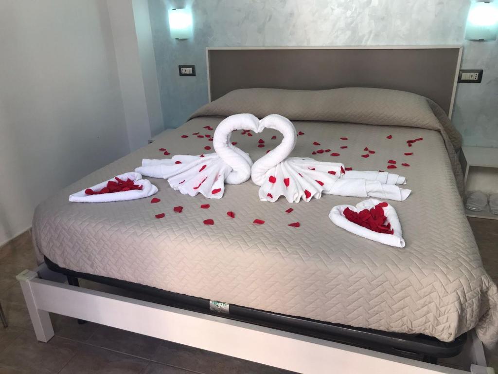 Letto o letti in una camera di Scilla Resort
