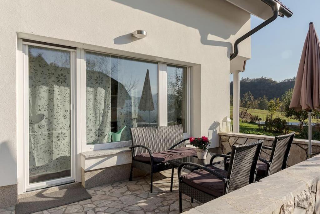 Balkón nebo terasa v ubytování Apartments Fine Stay Slovenia