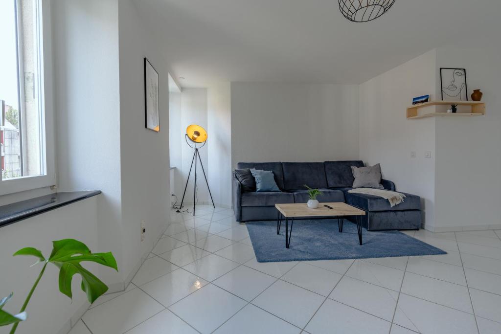 Posezení v ubytování Apartment in the city center with free parking