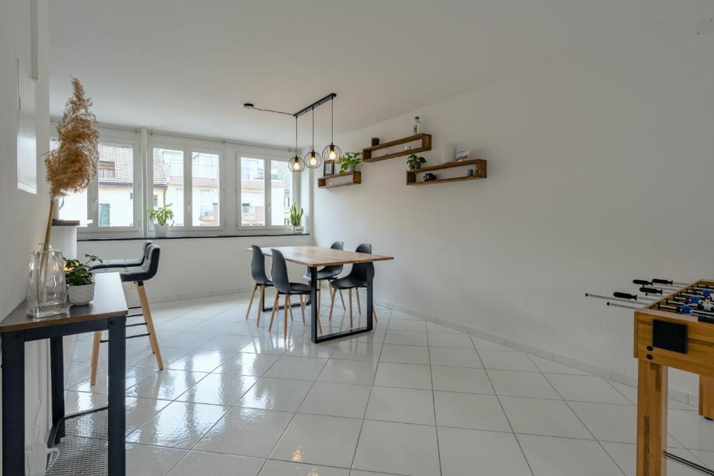 Posezení v ubytování Apartment in the city center with free parking