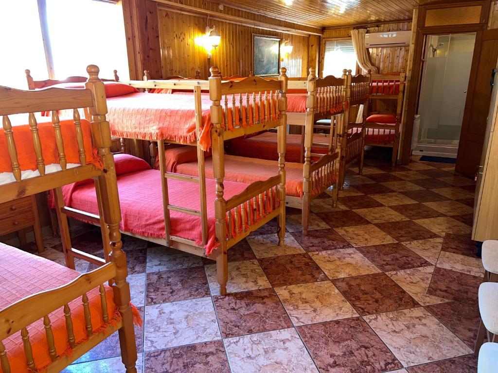 Zona de estar de Bungalows & Albergue La Playa