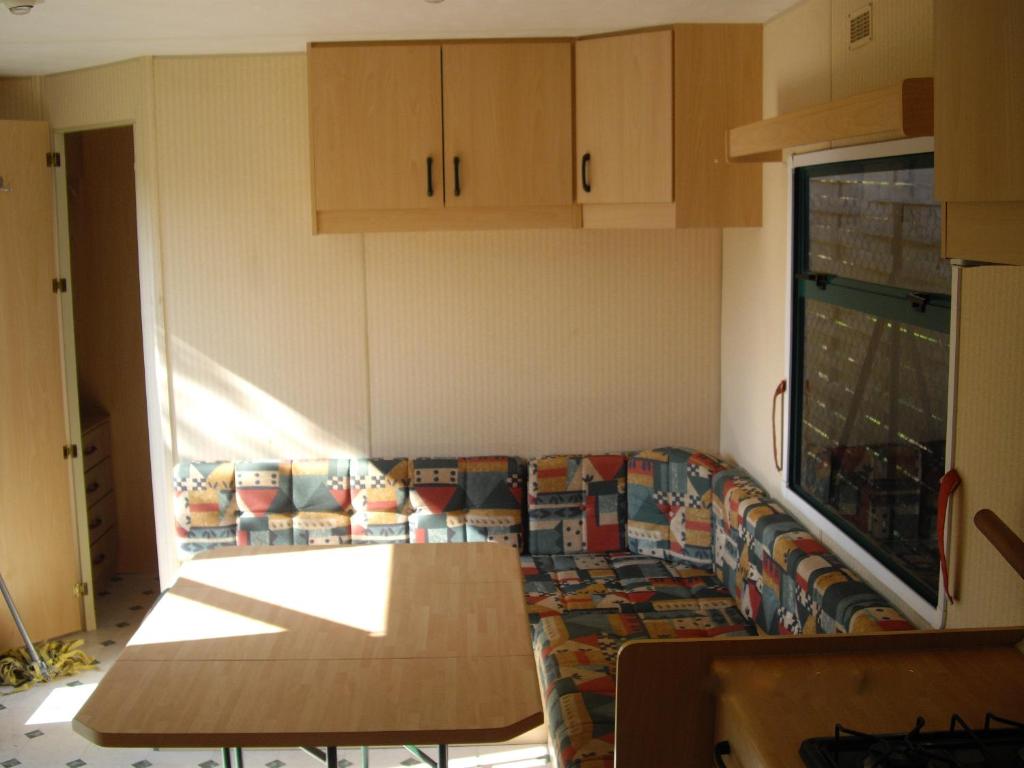 Posezení v ubytování Camping L'Orée des Cévennes