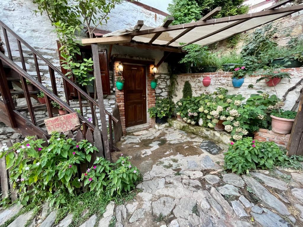 A garden outside Mystic Konak
