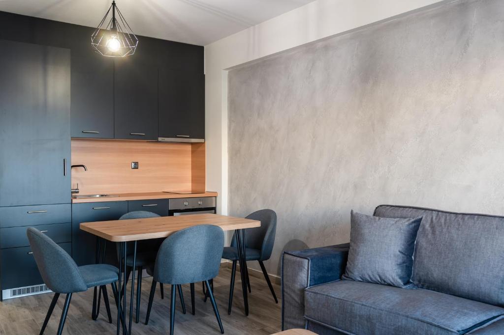 Posezení v ubytování Blue Wave Luxury Suites