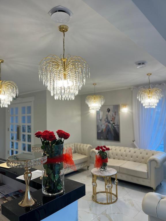 Posezení v ubytování La Rose Residence