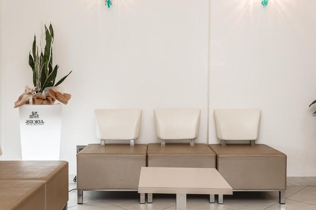 Posezení v ubytování Anastasi Hotel e Residence