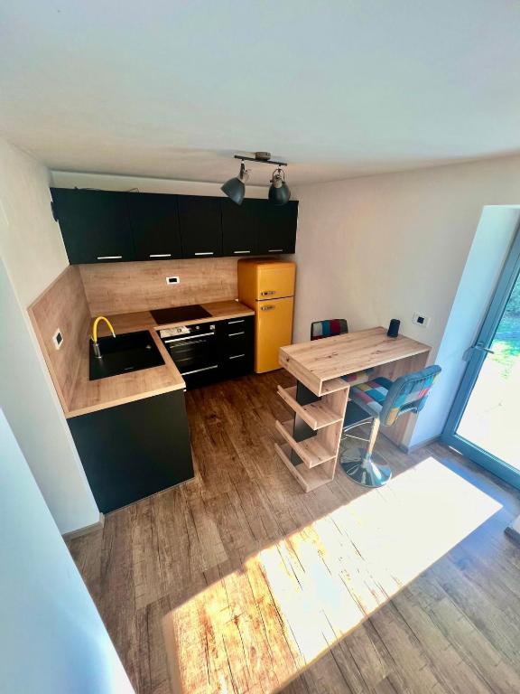 Kuchyň nebo kuchyňský kout v ubytování Weekend House Solis - Bovec