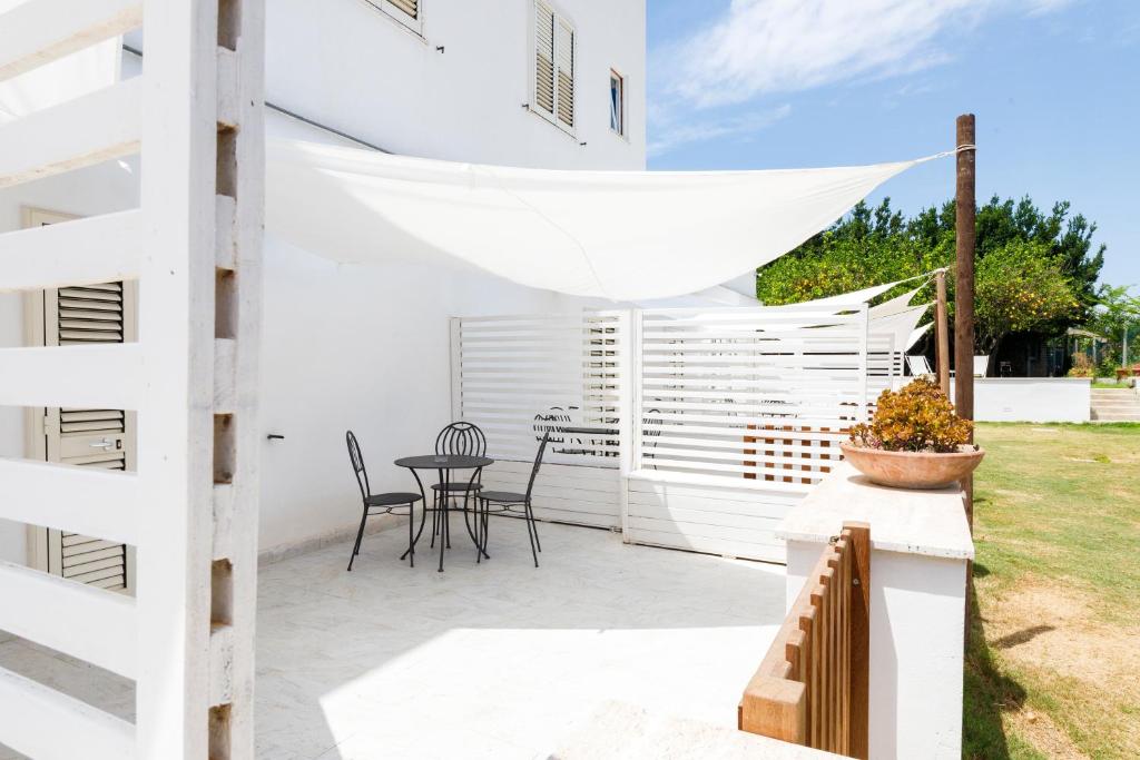 Balkón nebo terasa v ubytování La Casa sul Faro