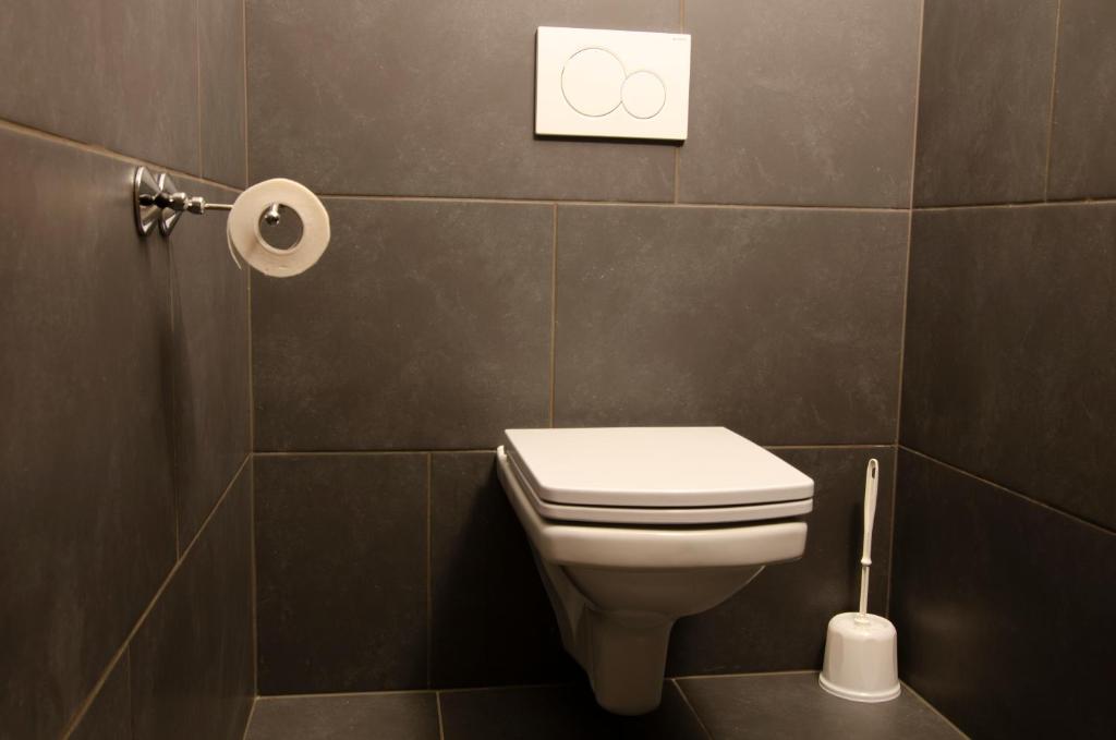 Koupelna v ubytování Apartments with Private Saunas & WELLNESS Gobi