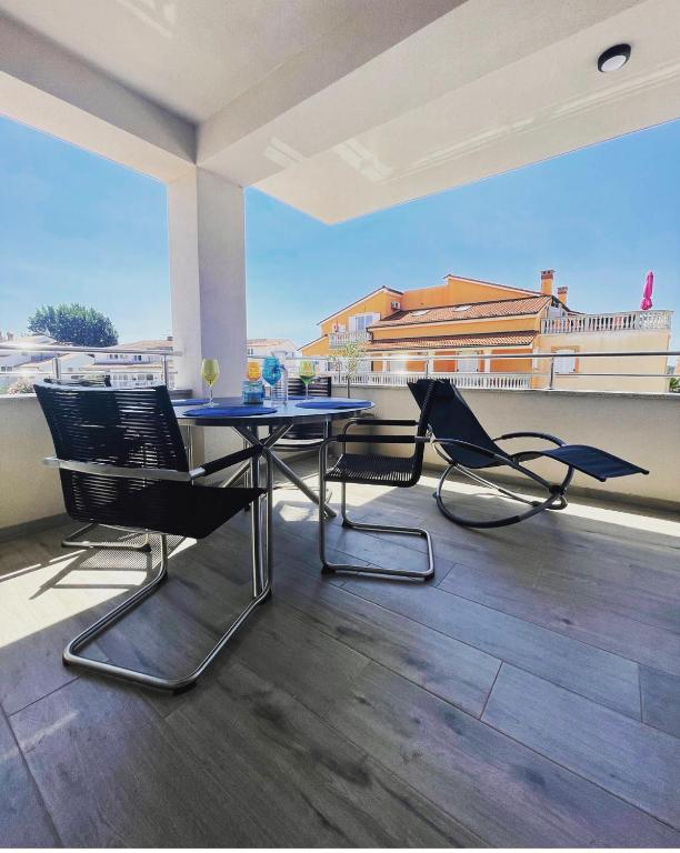 Balkón nebo terasa v ubytování Apartment Mala Medulin