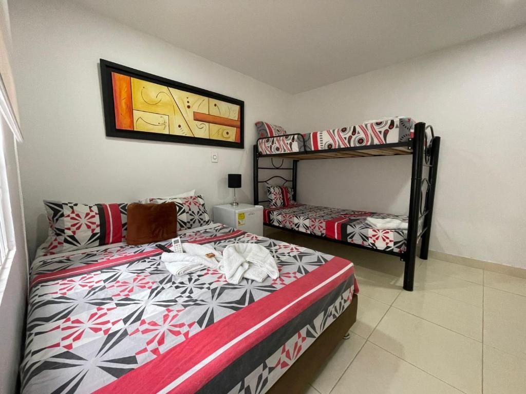 Lindos apartaestudios y habitaciones en Ibague - Doppelzimmer