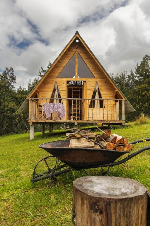 Zahrada ubytování Glamping las 4 estaciones
