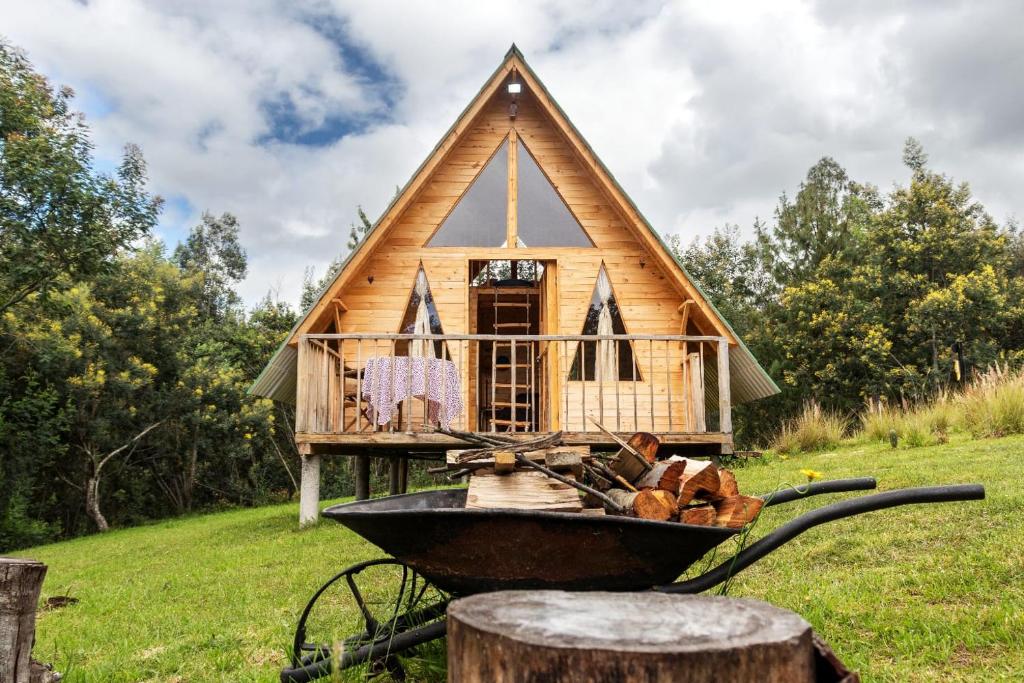 Zahrada ubytování Glamping las 4 estaciones