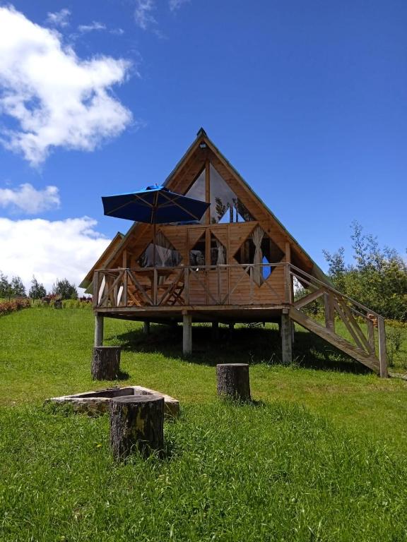 Zahrada ubytování Glamping las 4 estaciones