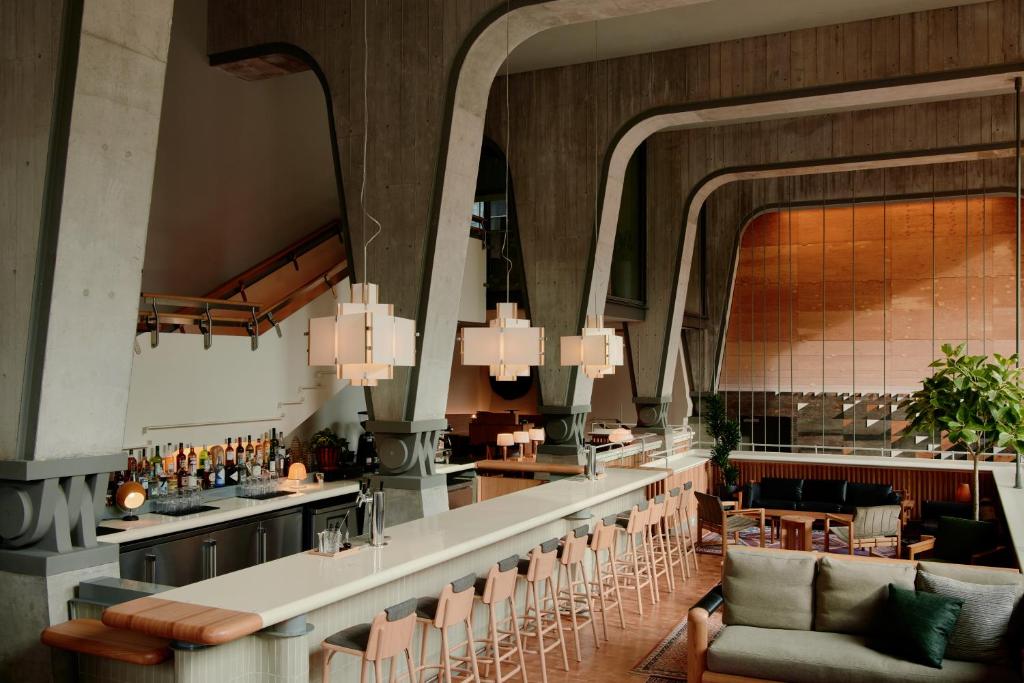 Posezení v ubytování Ace Hotel Toronto