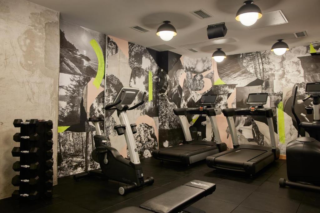 Fitness centrum a/nebo fitness zařízení v ubytování Ace Hotel Toronto