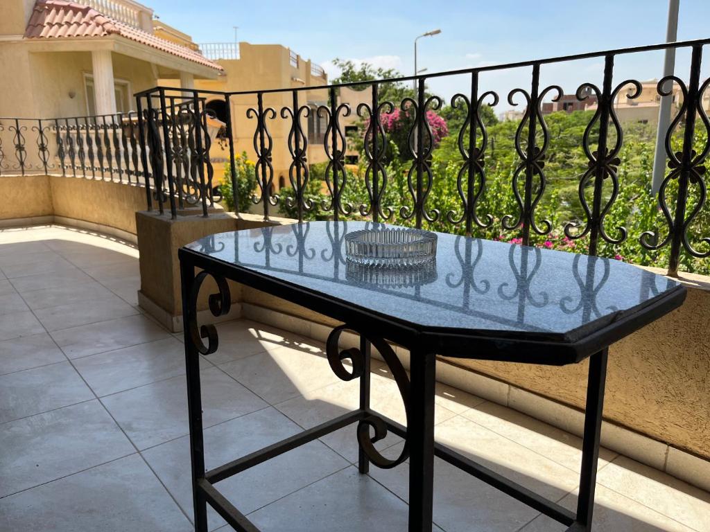Balkón nebo terasa v ubytování Modern downtown Sheikh Zayed Condo
