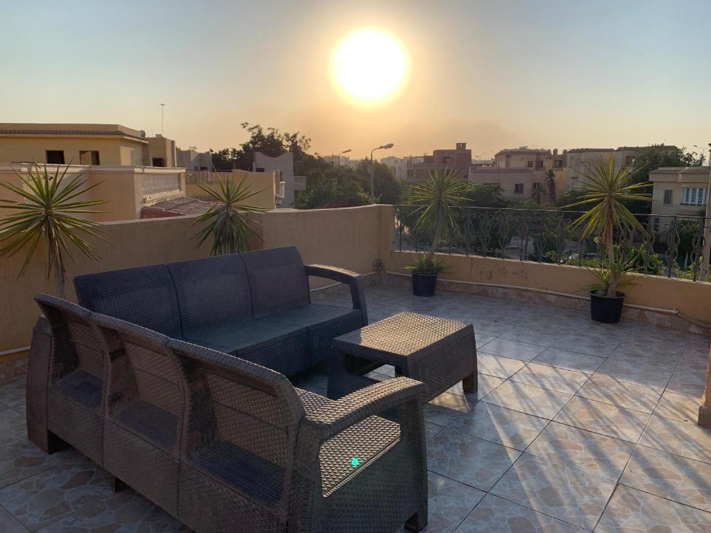 Balkón nebo terasa v ubytování Modern downtown Sheikh Zayed Condo