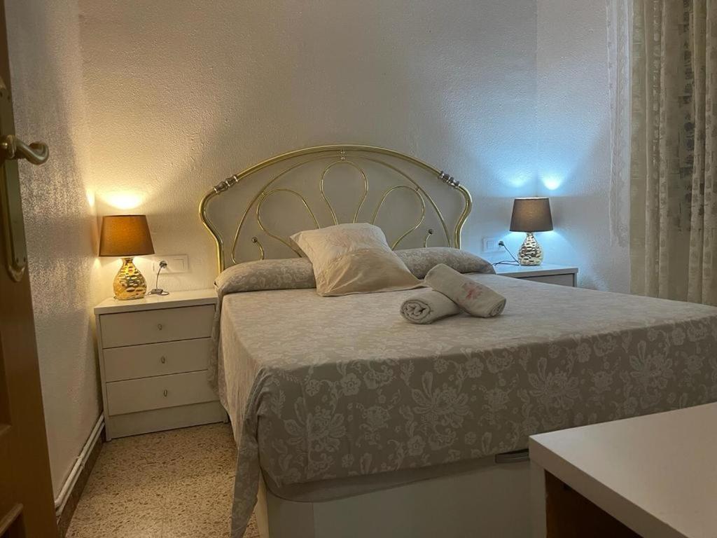 Posteľ alebo postele v izbe v ubytovaní Rooms Pineda