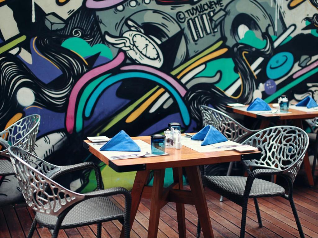 Posezení v ubytování Mercure Jakarta Simatupang