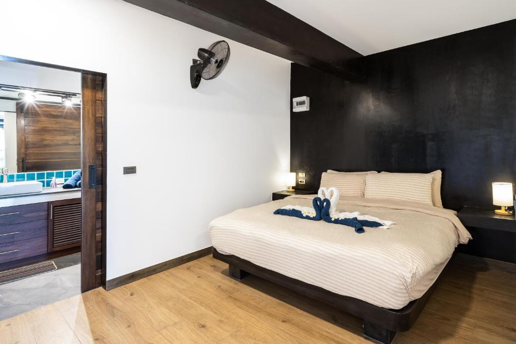 Postel nebo postele na pokoji v ubytování Villa Lila