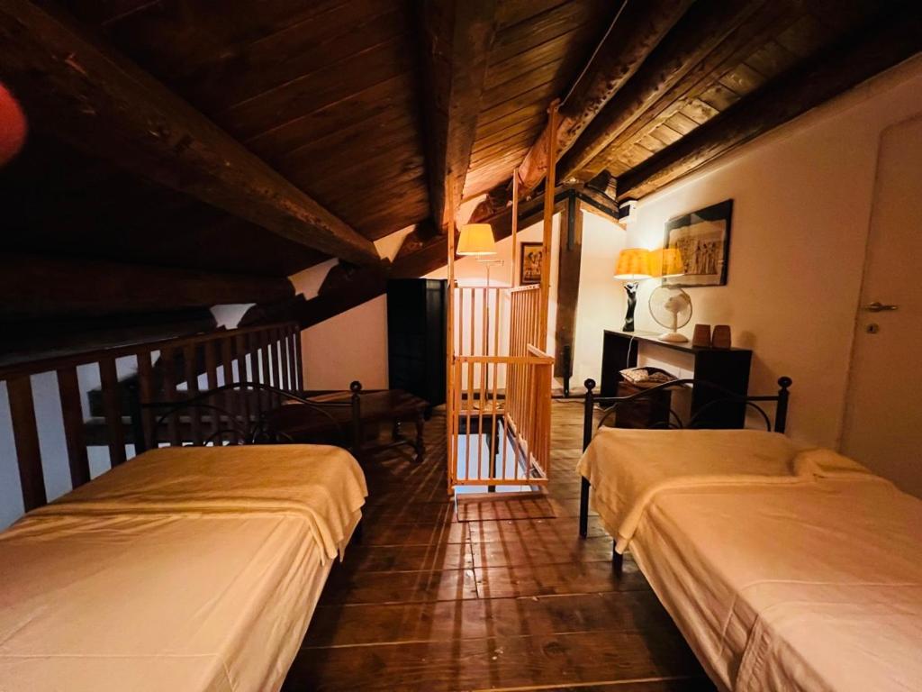 Posteľ alebo postele v izbe v ubytovaní Locanda del Sole