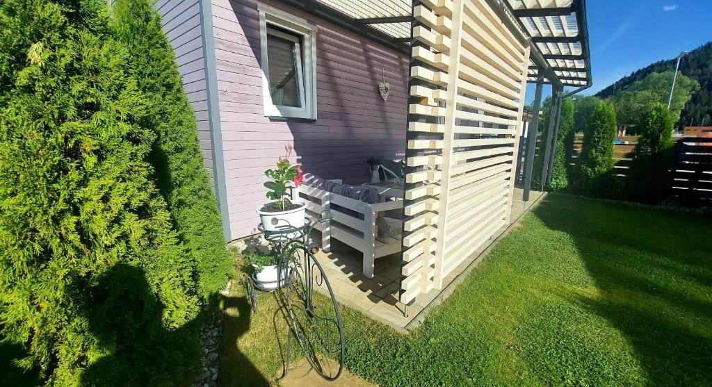 Zahrada ubytování Tiny House Lavender