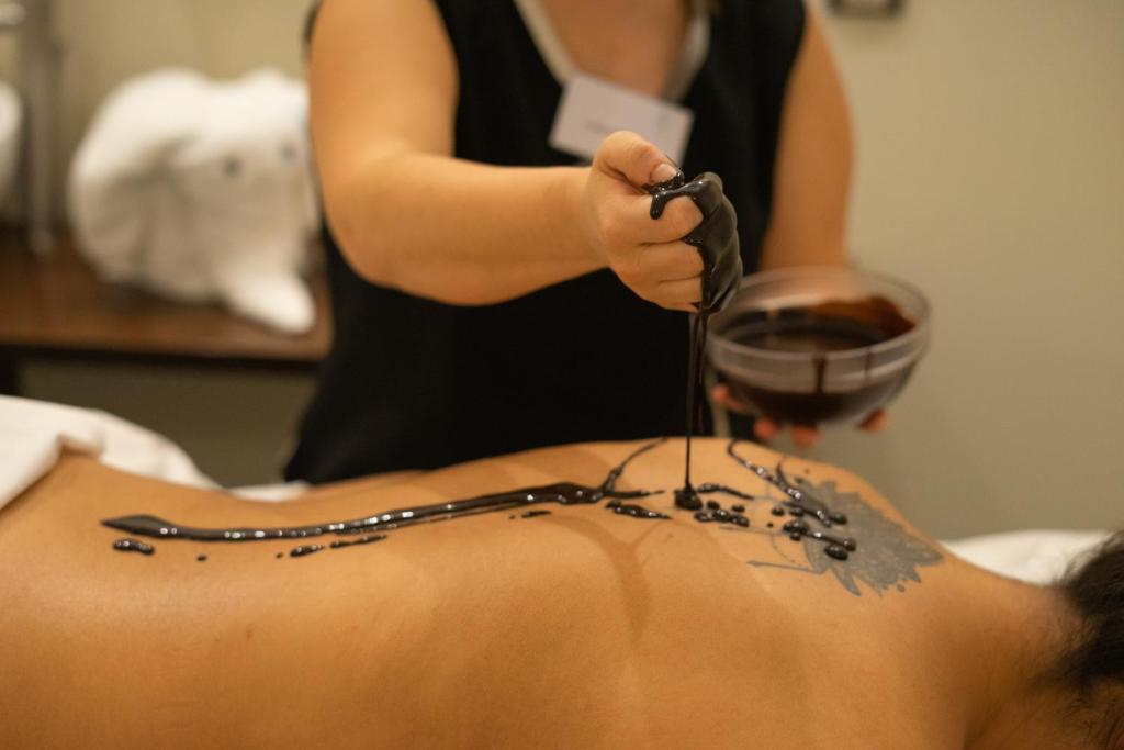 Kúpele alebo wellness v ubytovaní Hotel Real Balneario Carlos III