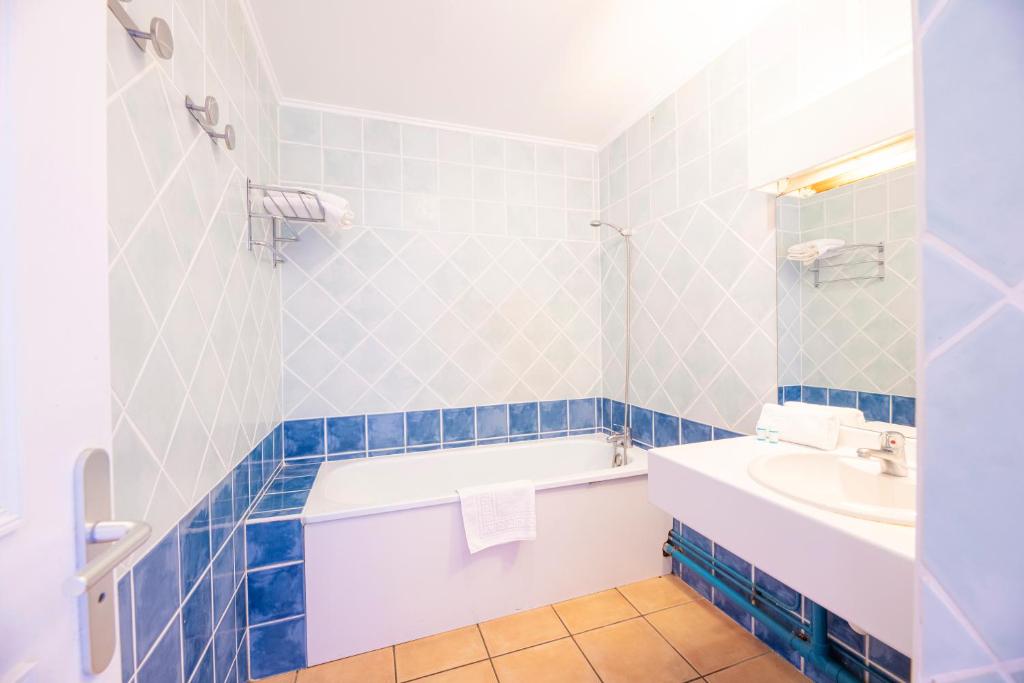 Koupelna v ubytování Le Relais Des Cimes