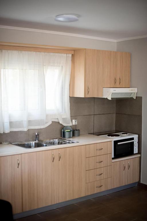 Kuchyň nebo kuchyňský kout v ubytování Filip and Sofi Apartment