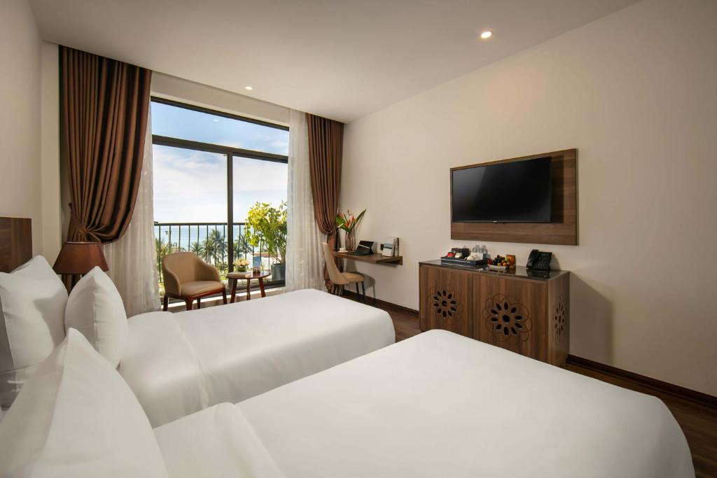 Phòng Deluxe 2 Giường Đơn Nhìn Ra Biển