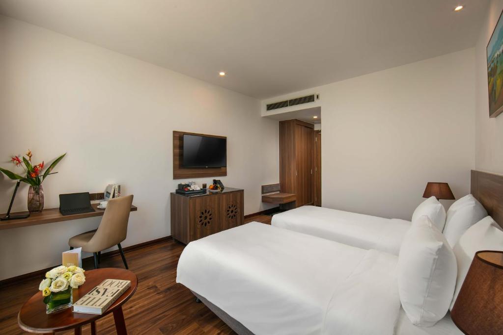 Phòng Deluxe 2 Giường Đơn Nhìn Ra Biển