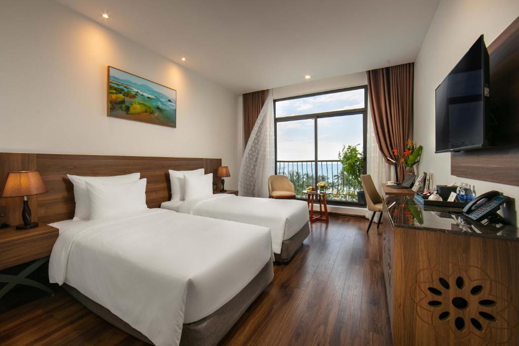 Phòng Deluxe 2 Giường Đơn Nhìn Ra Biển